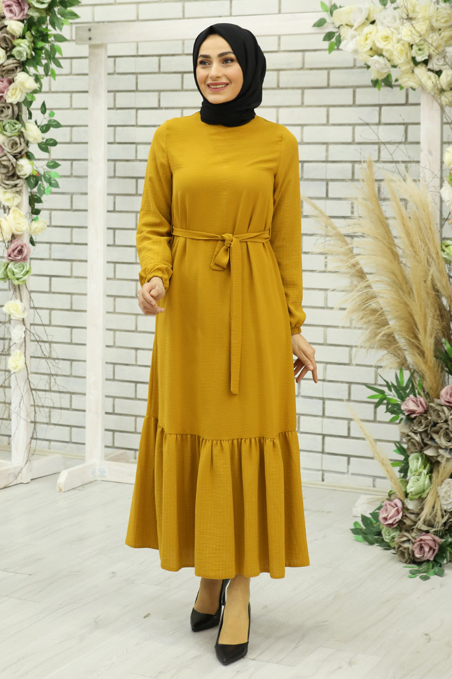 Buy 14 Fab Women Cotton Blend Mustard Color Dress For Women Online at Best  Prices in India - JioMart.
